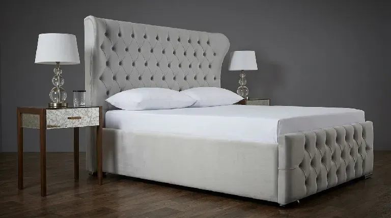 Luxury Oxford Wingback Bed — AQ Beds